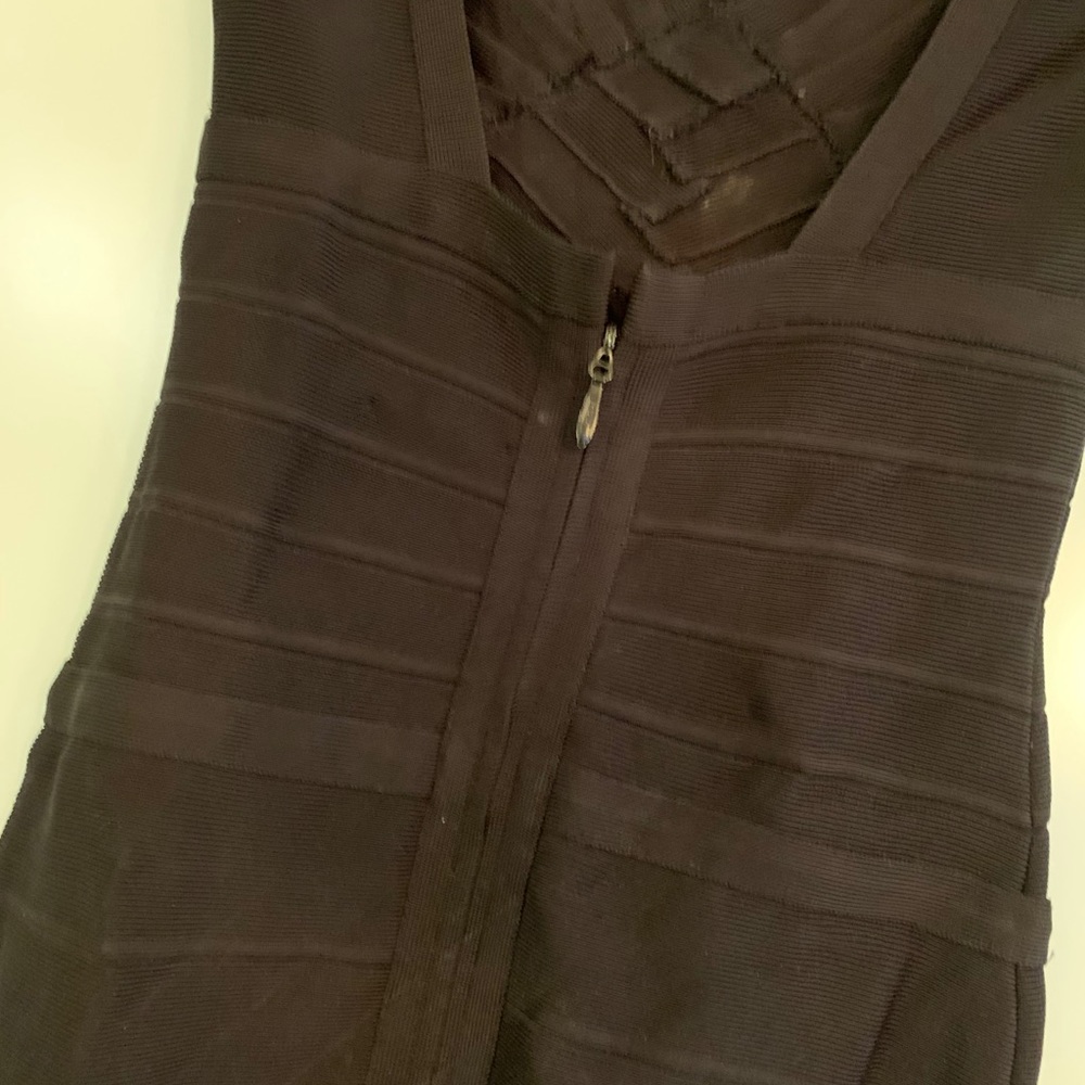 Herve Leger black bandage dress - Picture 6 of 7